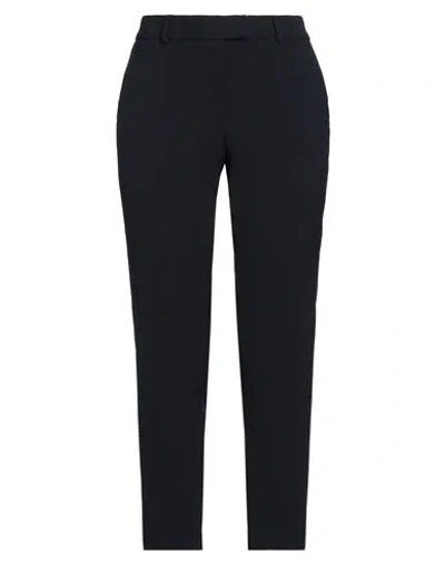 Peserico Easy Woman Pants Midnight Blue Size 2 Polyester, Viscose, Cotton, Elastane