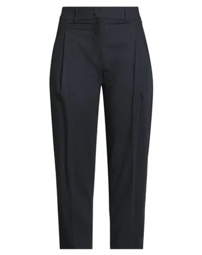 Peserico Easy Woman Pants Midnight Blue Size 6 Polyester, Wool, Elastane