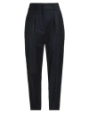 Peserico Easy Woman Pants Midnight Blue Size 6 Virgin Wool, Elastane In Black