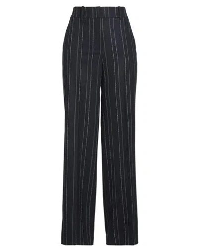 Peserico Easy Woman Pants Midnight Blue Size 6 Virgin Wool, Elastane