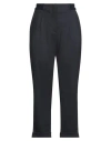 Peserico Easy Woman Pants Midnight Blue Size 6 Wool, Polyester, Elastane, Cashmere, Merino Wool In Black