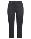 Peserico Easy Woman Pants Navy Size 12 Cotton, Elastane In Blue