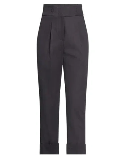 Peserico Easy Woman Pants Navy Size 14 Cotton, Elastane