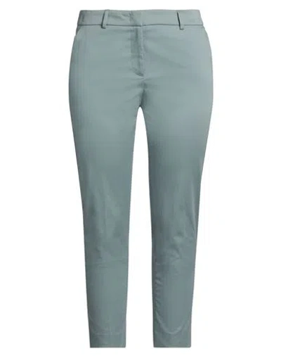 Peserico Easy Woman Pants Pastel Blue Size 8 Cotton, Elastane