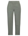 Peserico Easy Woman Pants Sage Green Size 10 Cotton, Elastane