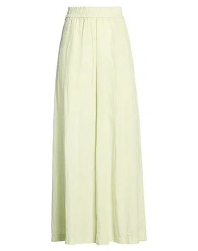 Peserico Easy Woman Pants Sage Green Size 12 Linen