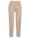 Peserico Easy Woman Pants Sand Size 12 Polyester, Viscose, Cotton, Elastane In Neutral