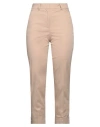 Peserico Easy Woman Pants Sand Size 2 Cotton, Elastane In Beige