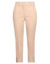 Peserico Easy Woman Pants Sand Size 2 Cotton, Elastane In Beige