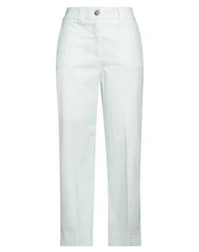 Peserico Easy Woman Pants Sky Blue Size 2 Cotton, Lyocell, Elastane