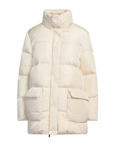 Peserico Easy Woman Puffer Ivory Size 12 Polyamide In White