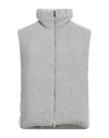 Peserico Easy Woman Puffer Light Grey Size 8 Polyamide, Virgin Wool, Polyester In Gray