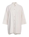 Peserico Easy Woman Shirt Beige Size 6 Cotton In Beige