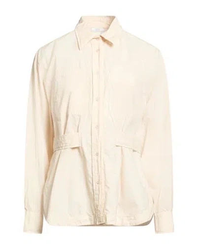 Peserico Easy Woman Shirt Beige Size 6 Cotton In Brown