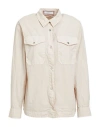 Peserico Easy Woman Shirt Beige Size 6 Polyamide In Beige