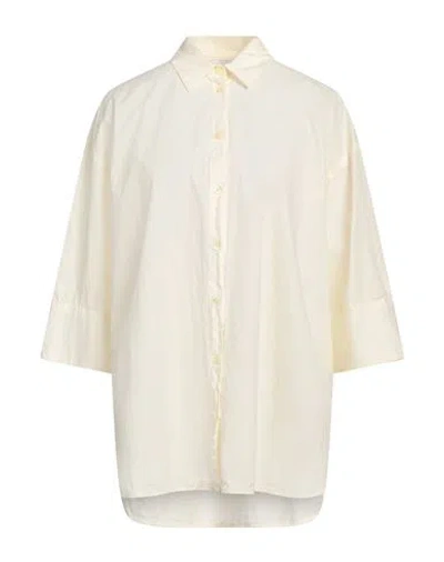 Peserico Easy Woman Shirt Pastel Yellow Size 6 Cotton