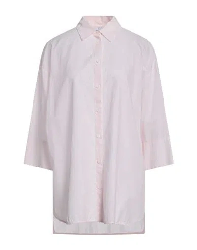 Peserico Easy Woman Shirt Pink Size 6 Cotton