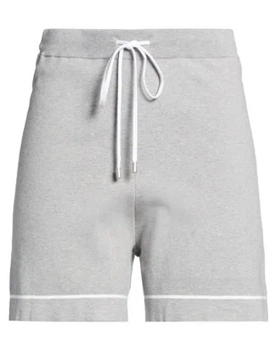 Peserico Easy Woman Shorts & Bermuda Shorts Grey Size 6 Cotton In Gray