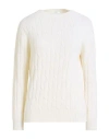 Peserico Easy Woman Sweater Ivory Size 6 Merino Wool, Cashmere In White