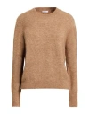 Peserico Easy Woman Sweater Light Brown Size 8 Alpaca Wool, Polyamide, Wool, Elastane In Brown