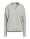 Peserico Easy Woman Sweater Light Green Size 6 Merino Wool, Cashmere, Alpaca Wool, Polyamide, Virgin In Green