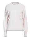 Peserico Easy Woman Sweater Light Grey Size 10 Virgin Wool, Cashmere, Wool, Polyester