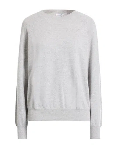 Peserico Easy Woman Sweater Light Grey Size 6 Merino Wool, Cashmere In Gray