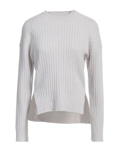 Peserico Easy Woman Sweater Light Grey Size 6 Wool, Cashmere, Polyester