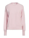 Peserico Easy Woman Sweater Light Pink Size 10 Virgin Wool, Cashmere, Polyester, Wool In Pink