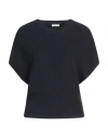 PESERICO EASY PESERICO EASY WOMAN SWEATER MIDNIGHT BLUE SIZE 6 COTTON