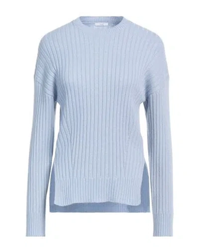Peserico Easy Woman Sweater Sky Blue Size 2 Wool, Cashmere, Polyester