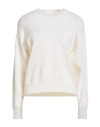 Peserico Easy Woman Sweater White Size 8 Wool, Cashmere, Polyester
