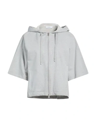 Peserico Easy Woman Sweatshirt Light Grey Size 10 Cotton In Gray