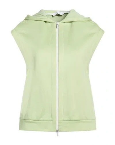 Peserico Easy Woman Sweatshirt Lime Green Size 6 Polyamide, Cotton