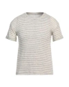 Peserico Easy Woman T-shirt Ivory Size 6 Cotton, Linen In White