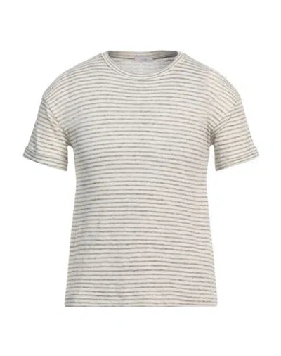 Peserico Easy Woman T-shirt Ivory Size 6 Cotton, Linen In White