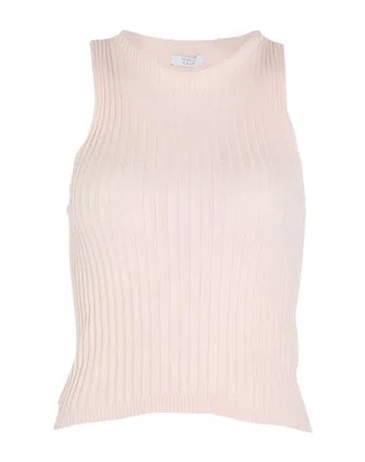 Peserico Easy Woman Top Light Pink Size 6 Cotton In Neutral