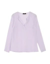 Peserico Easy Woman Top Lilac Size 2 Silk, Elastane