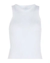 Peserico Easy Woman Top White Size 6 Cotton In White