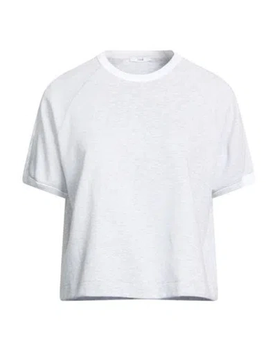 Peserico Easy Woman T-shirt Grey Size 6 Cotton, Polyamide In Gray
