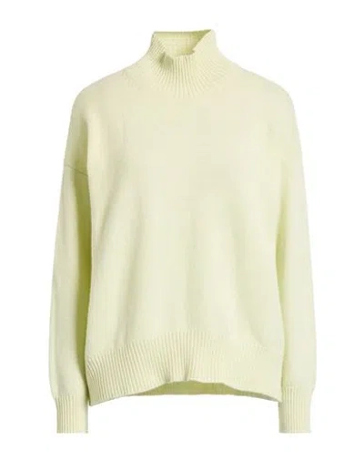 Peserico Easy Woman Turtleneck Light Green Size 6 Merino Wool, Cashmere