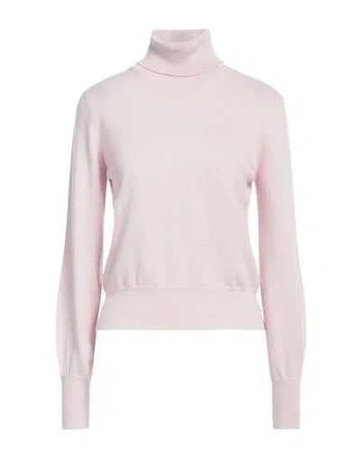 Peserico Easy Peserico Woman Turtleneck Light Pink Size 10 Wool, Cashmere, Polyester In Pink