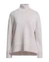 Peserico Easy Woman Turtleneck Off White Size 10 Merino Wool, Cashmere