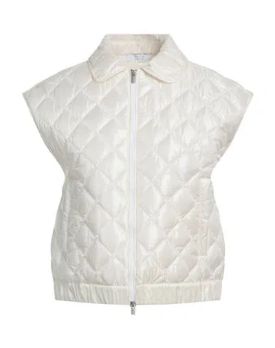 Peserico Easy Woman Vest Cream Size 6 Nylon In White