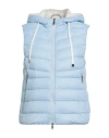 Peserico Easy Woman Vest Light Blue Size 10 Polyamide In Blue