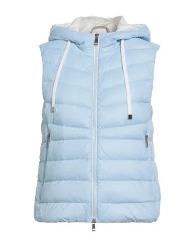 Peserico Easy Woman Vest Light Blue Size 10 Polyamide