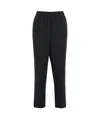 Peserico Cropped Pants In Black