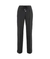 Peserico Elastic Waist Casual Pants In Black