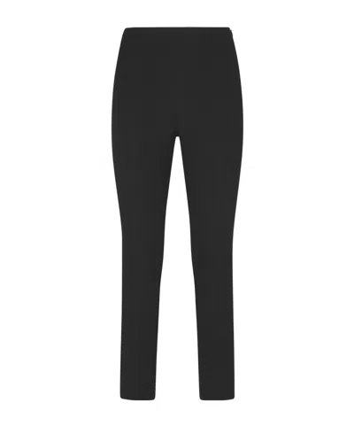 Peserico Elastic Waist Leggings In Black