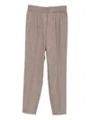 Peserico Neutral Pants In Nude